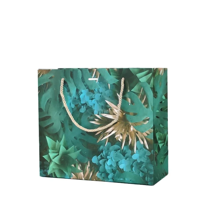 Creative Art Paper Carry Bag Commercial Shopping Kraft Paper Handbag