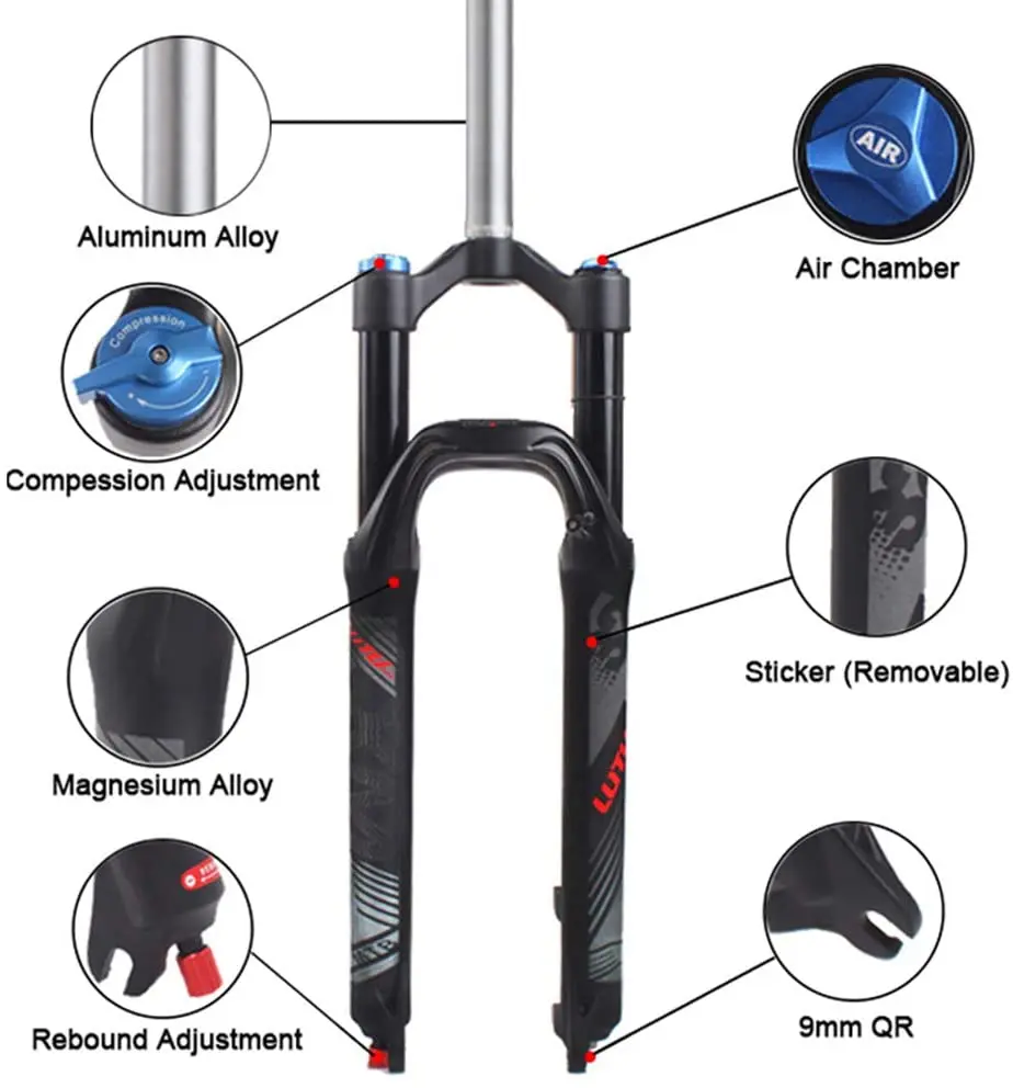 Double crown fork suspension or rigid with spring for bike Fat best