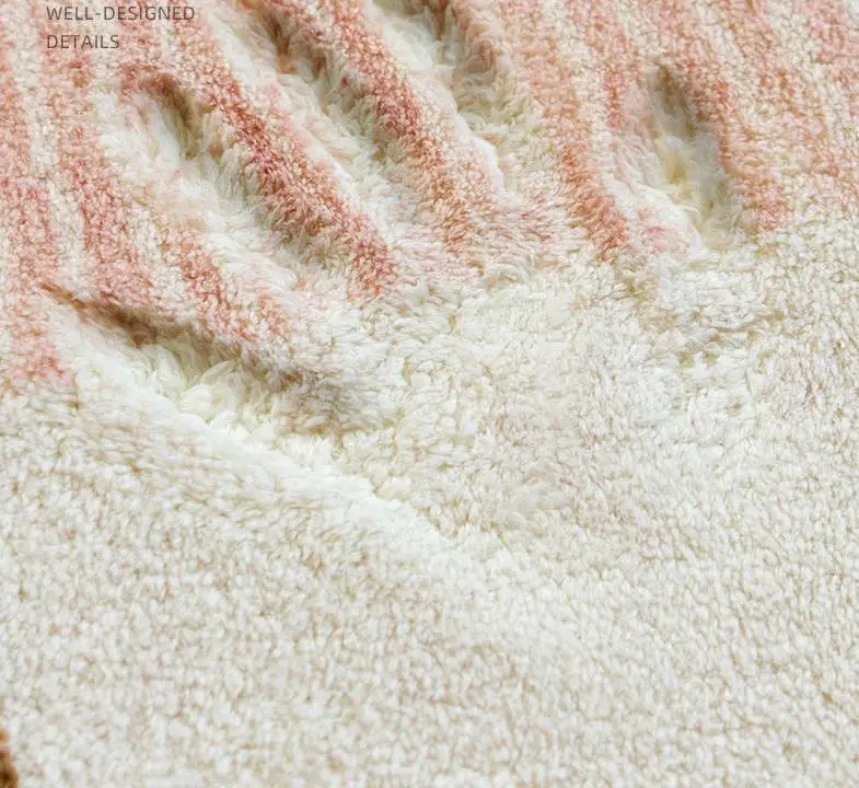 Round cute cartoon carpet mat