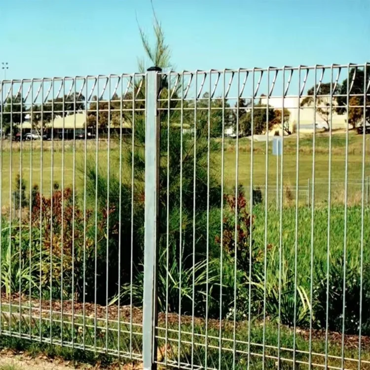 Factory Direct 6ft Powder Coated Galvanized Iron Welded Wire Mesh Roll Top BRC Fence Panel