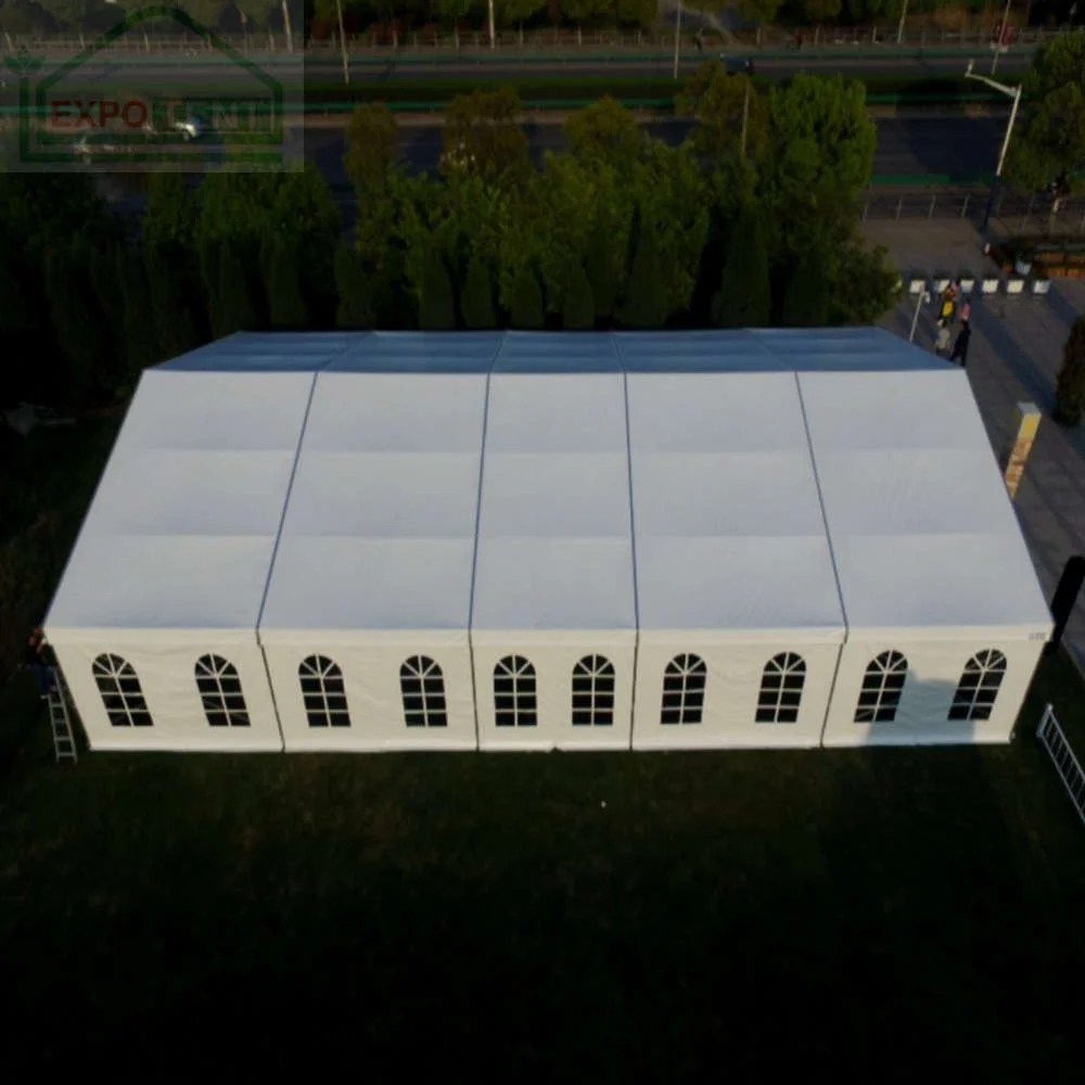 White  Large Aluminum Frame Waterproof clear tent wedding event party tent for event outdoor for 200 500 people events party