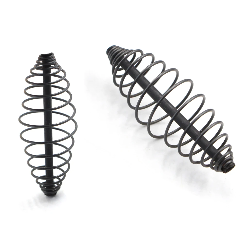 Carp Fishing Accessory Carp Bait Feeder 50mm 70mm 90mm Stainless Steel and Lead Spring Feeder