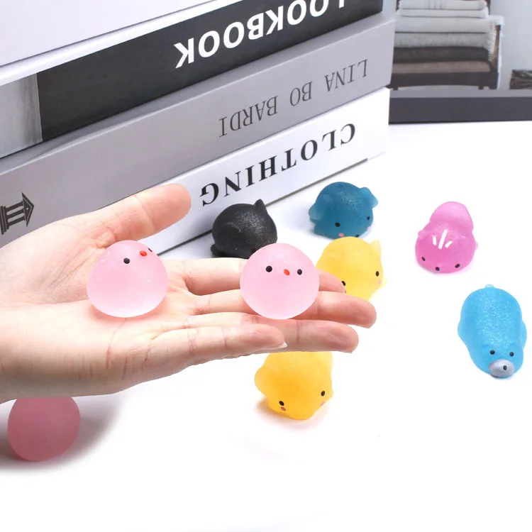 Смешная мультяшная игрушка-антистресс S175 для детей и взрослых креативные милые мягкие игрушки-мялки из термопластичной