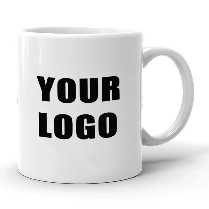 wholesale cheap factory white black red color sublimation ceramic coffee mugs with custom logo printing