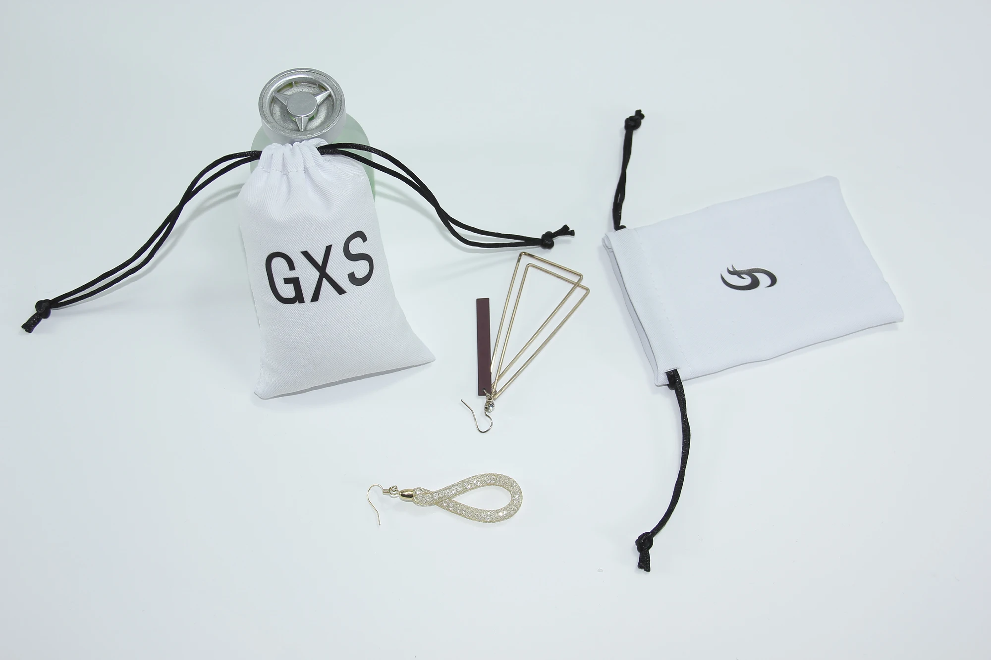 Wholesale Durable Custom Logo Twill Cotton Drawstring Dust Bag  Packaging for  Gifts