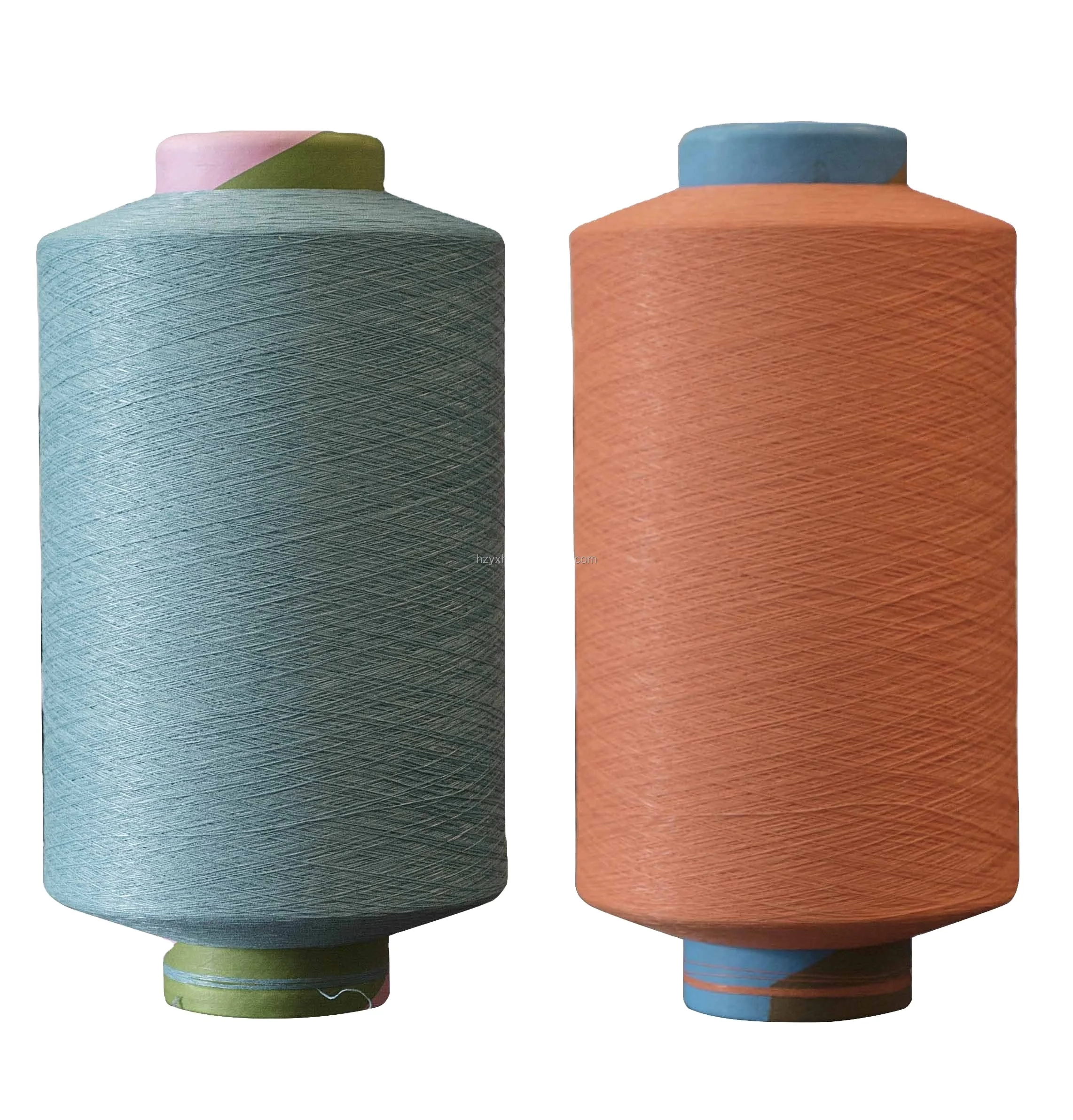 100% polyester DTY  Semi Dull 32S Dope Dyed Color yarn for Yoga Wear and Sportswear