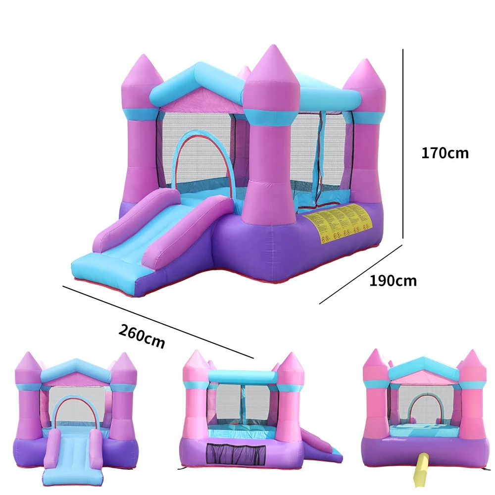 water slide bounce house commercial inflatable wet/dry bouncer large bouncy castle with slide combo