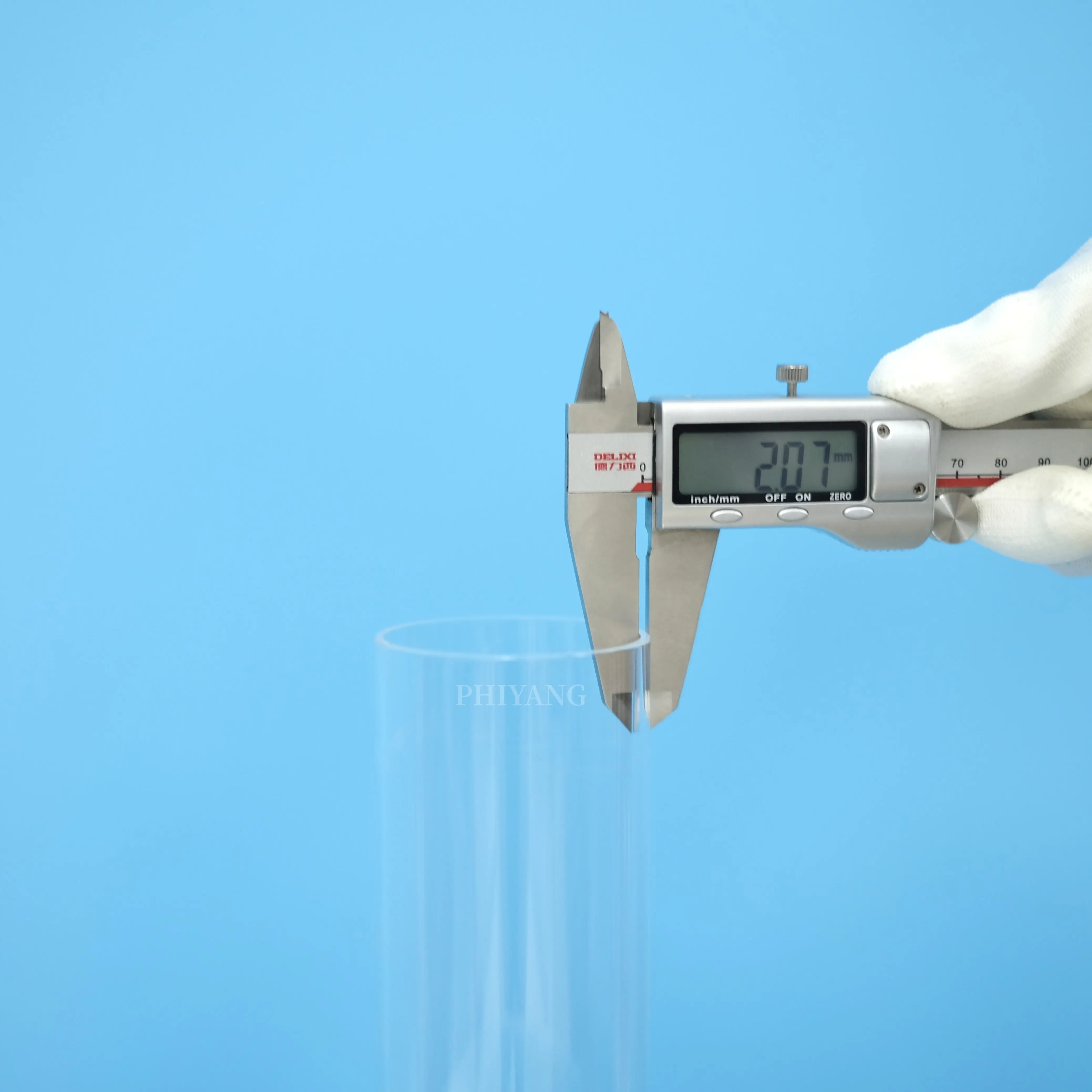 Customized Transparent high temperature resistant quartz glass furnace tube for sale