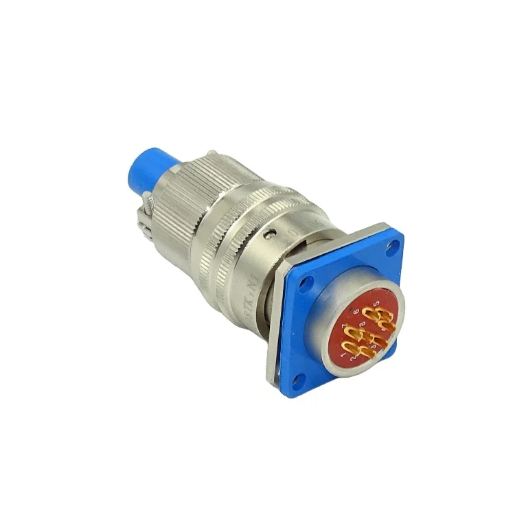 
Plug Y50H-1208TK2Ni/Vacuum sealed Socket Y50H-1208ZJ10Ni Glass Sintering Rated Current 5A 8Pin military Electrical Connector pin 