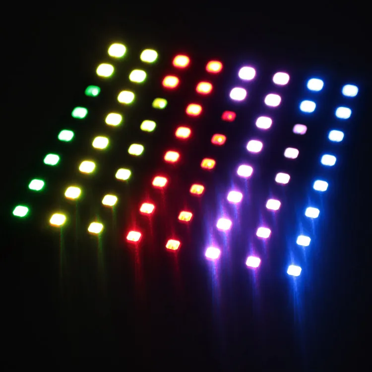 8 см x Гибкая 64-пиксельная светодиодная матрица RGB SK6812 WS2812B APA102C программируемая панель света Пиксельная плата