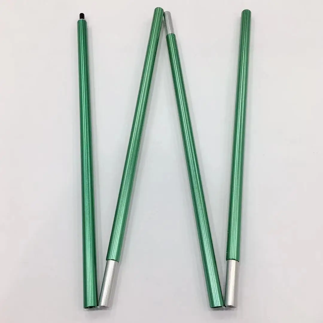 7001 7075 T6 aluminum tube color anodized folding tent poles