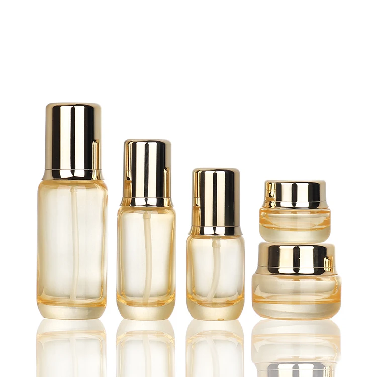 La Mer glass bottle 200ml 150ml makeup remover glass bottle 50g 20g facial cream jar