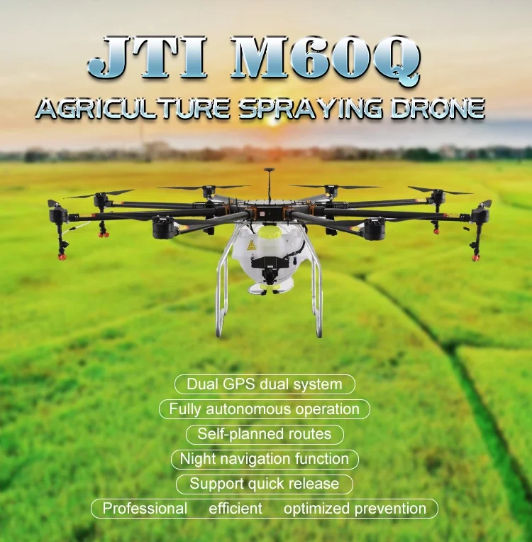 30L Capacity Agricultural Drone Crop Spray UAV Precision Pesticides Spraying Agriculture Sprayer Drone for Sale