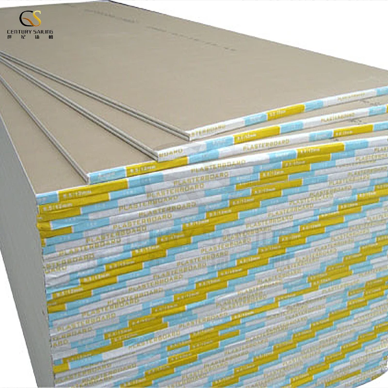 4*8Ft paper faced gypsum ceiling board gypsum board for drywall decorative gypsum board 9mm