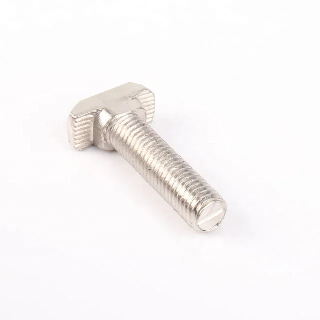 M8 x 20mm T Slot 10mm Quarter-Turn Drop-In Hammer Bolt