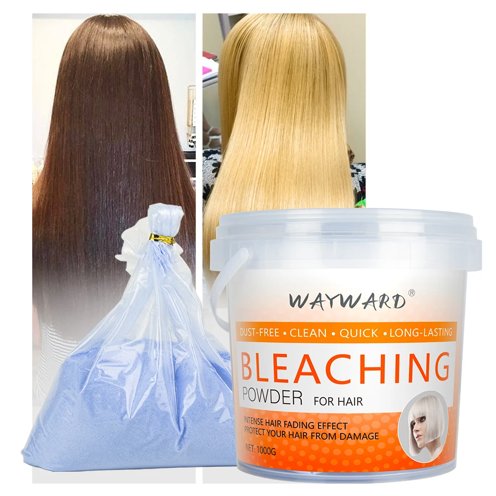 High Quality Dust Free Fast Fade Bleach Color 9 Level Ammonia Free Professional Permanent Hair Bleaching Powder
