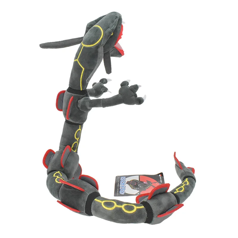 Оптовая продажа высокое качество 75 см аниме Poke mon плюшевая игрушка Rayquaza Peluche кукла с бирками