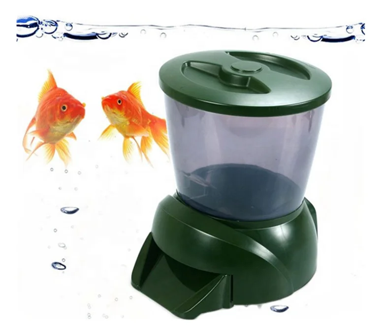 Automatic Pond Aquarium Tank Digital Fish Feeder with large capacity automatic fish feeder