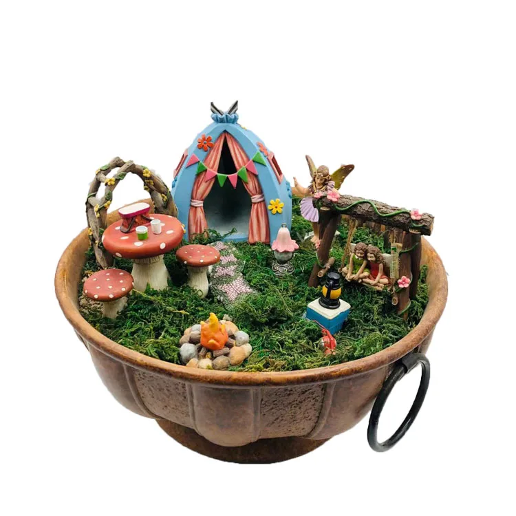 Mini Resin Fairy Garden Hanging Fairy Angel Garden Kids Fairy Garden
