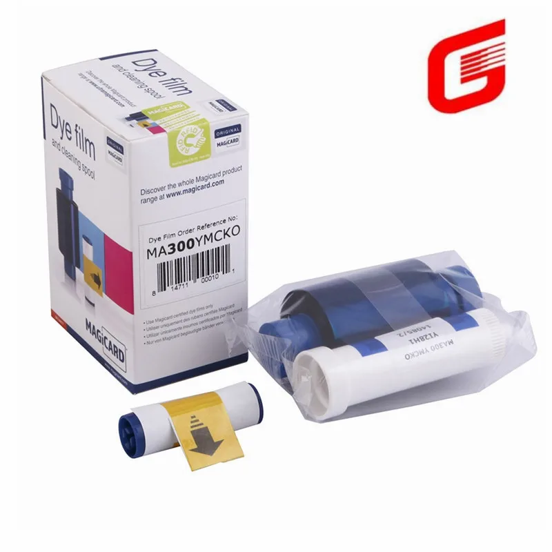 Original Magicard MA300 YMCKO Color Ribbon 300 Prints
