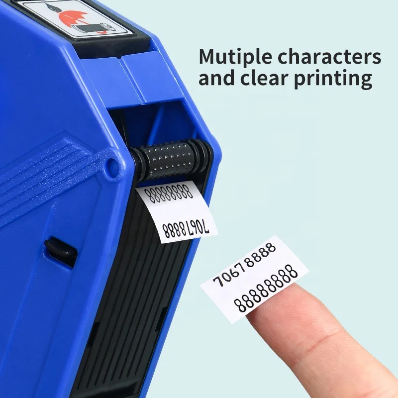 Supermarket Price Tag Labeling Machine Two Lines 10 Digits CN 2316 Manual Label Gun Labeller
