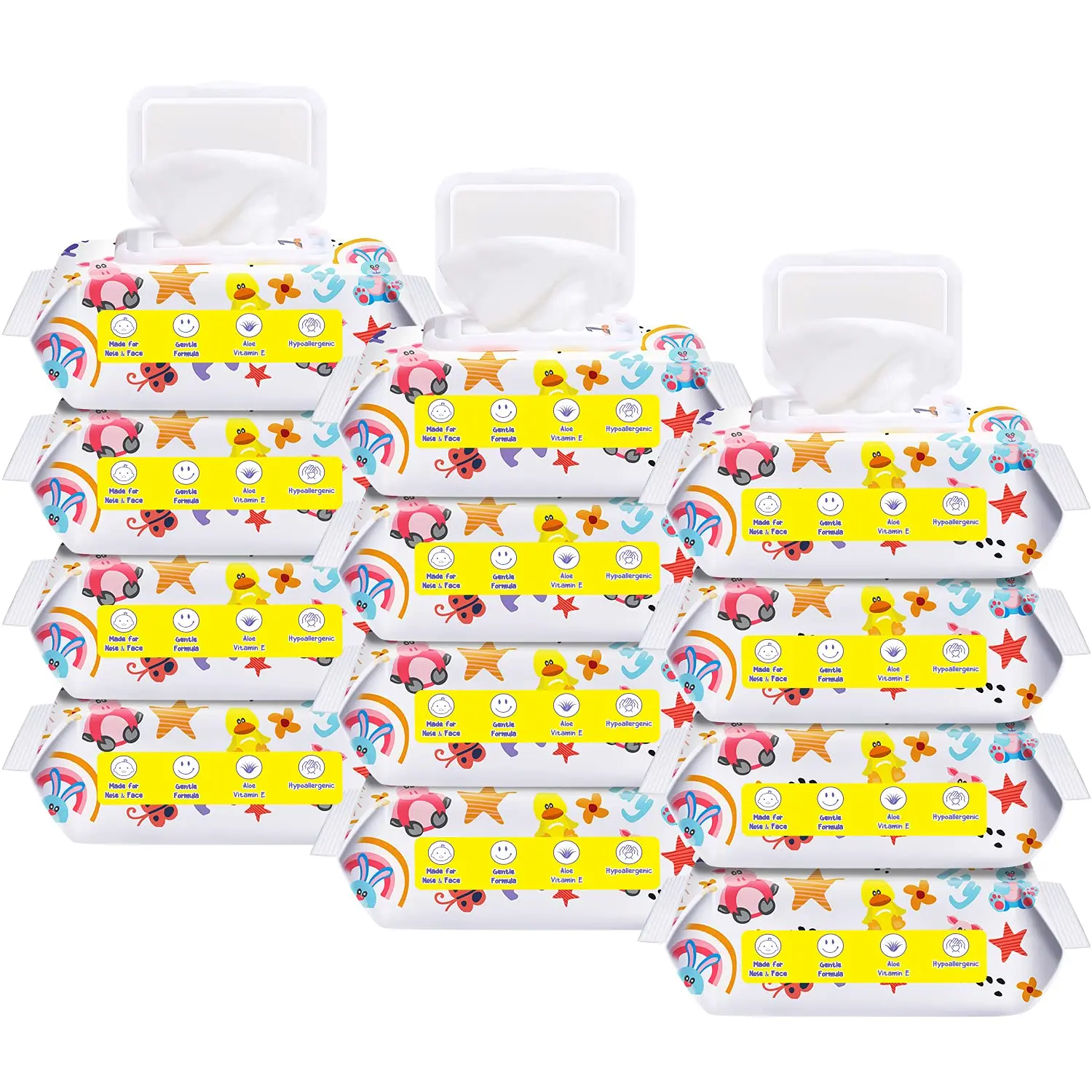 OEM Wholesale Factory Price Unscented Soft Care 99.9% Water Disposable Healthy and Safe Baby Wet