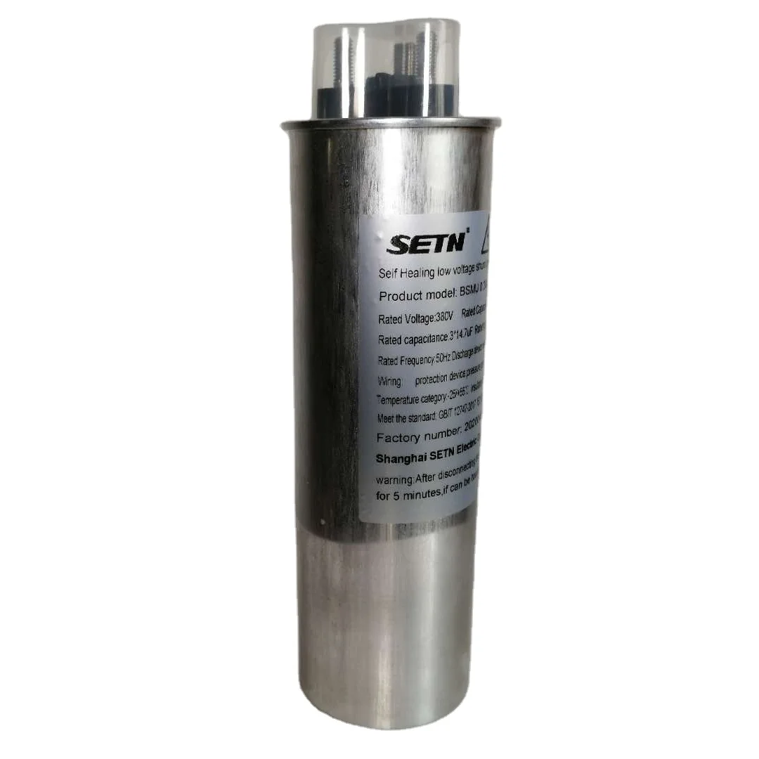 3 phase 40 kvar Bsmj self-healing power supply power capacitor low voltage shunt capacitor