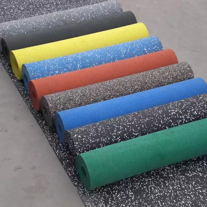 Fitness Accessories Roll Mat Rubber Flooring gym rubber mat