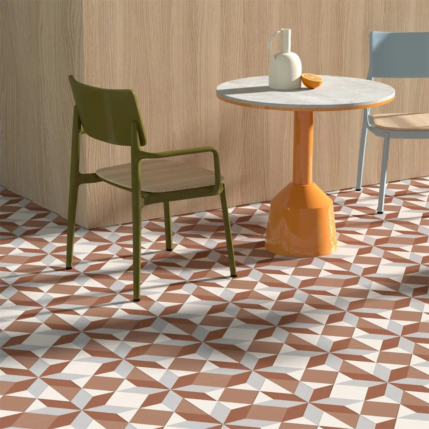 Creative design floor film environmentally friendly fashion pvc films roll for spc floor pvc heat film floor