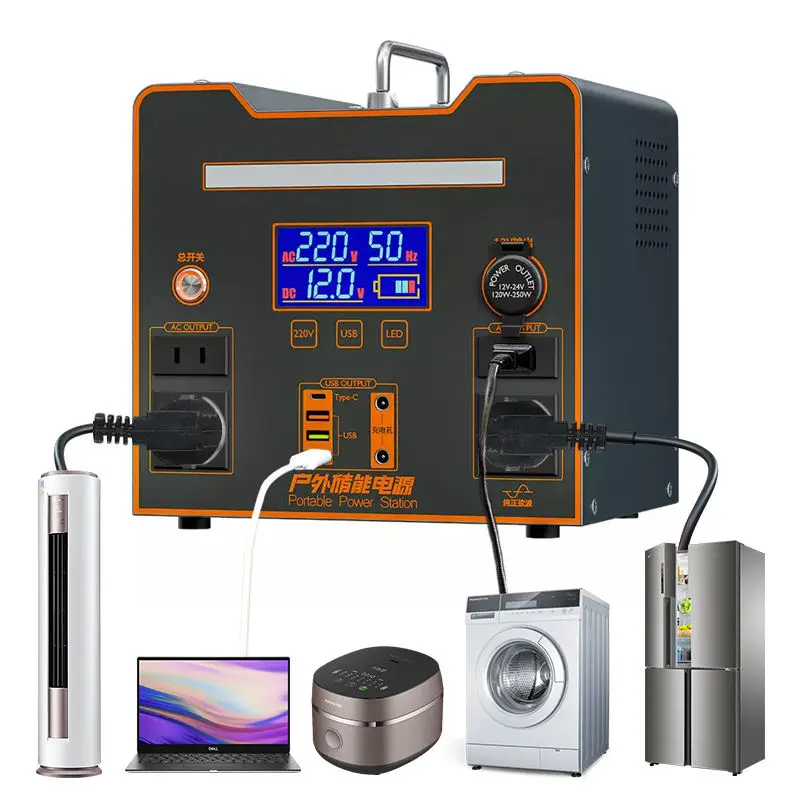 Portable Power Packs with Quick Charge Portable Power Stations Home Backup Generator 72000mAh/230W 96000mAh/307.2WH