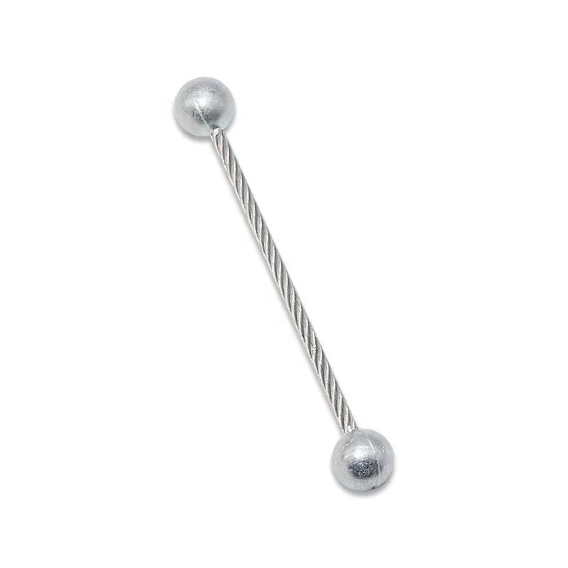 Wholesale bicycle parts universal stainless steel brake and derailleur cable inner wire with zinc head