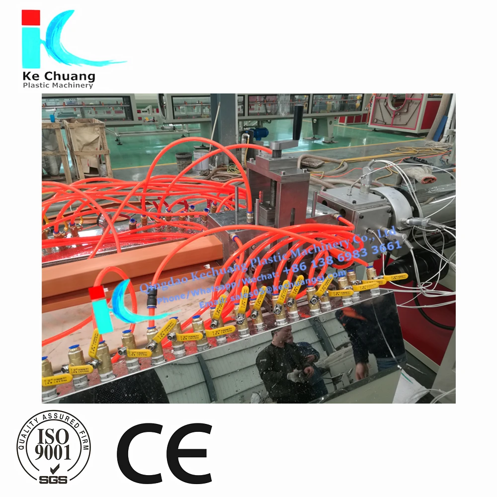 pvc window profile making machine/ upvc profile extrusion line/ plastic profile machine