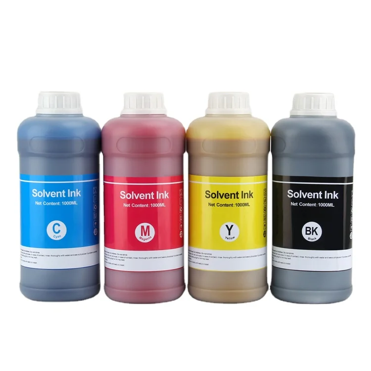 Quick Drying Bulk Digital Inkjet Leather Woven Bag Glass Photo Paper Solvent Ink For Infiniti Sk9 Sk7 Sk4 35 PL Printer