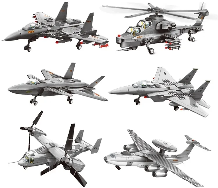 V-22 самолет-СКОПА совместимый с самолетом истребитель военный строительный блок набор игрушек