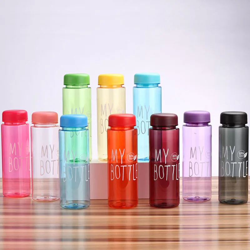 Eco-friendly Custom Logo 500ml Cycling Plastic Sport Fashion Water Bottle