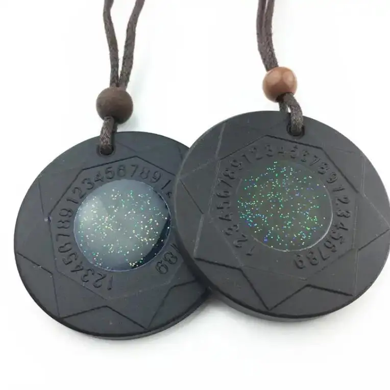 Ebuty Japanese Quantum Science Energy Pendants Charms Jewelry Necklace Health Gift for Women FIR Germanium