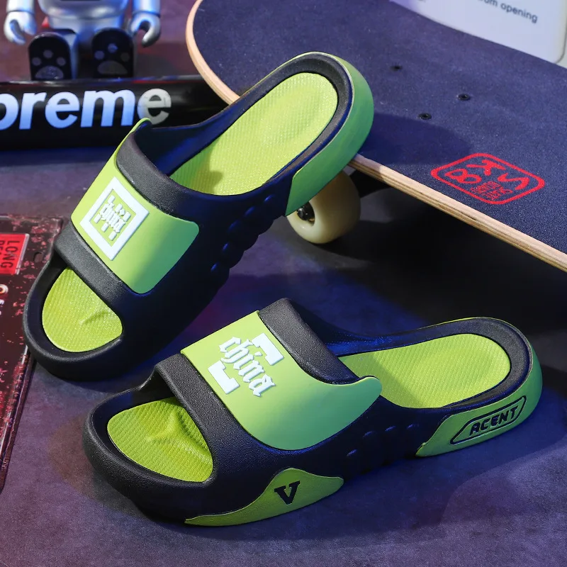 2024 New XuYe New Hot Sale PVC Shoes men Soft Massage Bottom Home Men Outdoor sport Slides Slippers For men