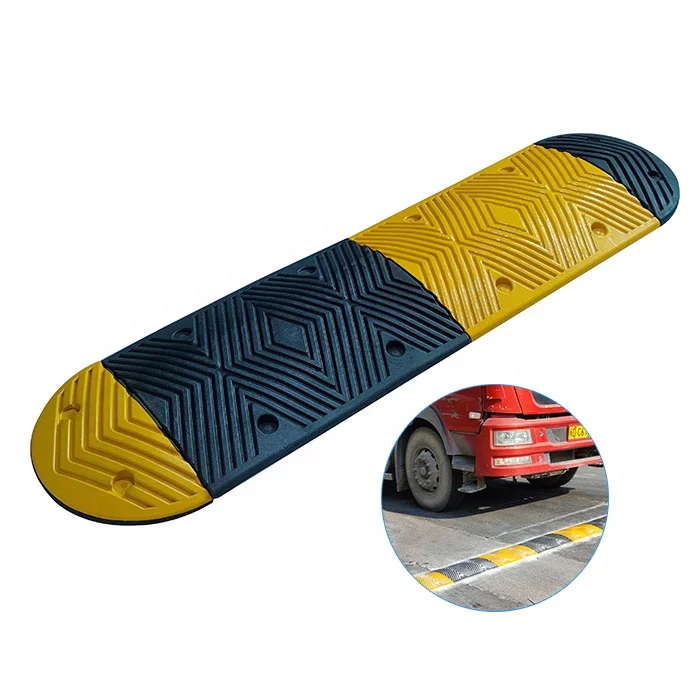 New style Plastic rubber Road Humps 500-(Size:500mmx350mmx50mm),Premium Grade
