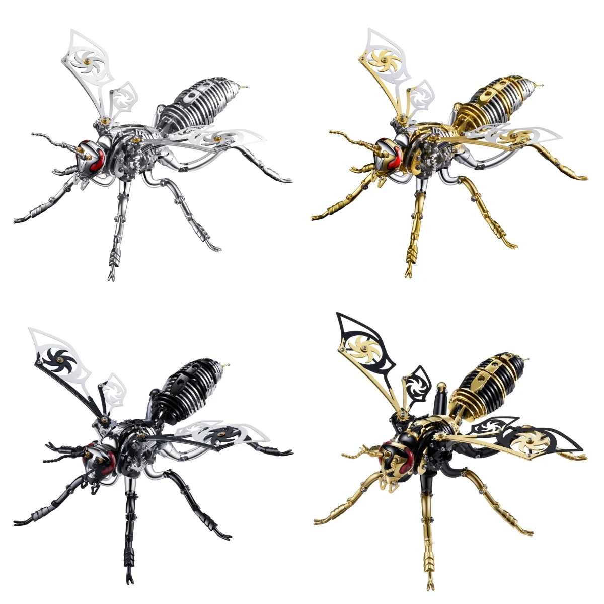 new product diy Metal crafts insect assembly kits educational Jigsaw toy Mechanical Metal Wasp 3D puzzle