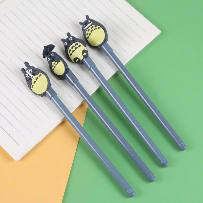 CHXN Cartoon Neutral Pen Cartoon Dragon Cat Water Pen Cute Black Office Signature Pen Learning Stationery