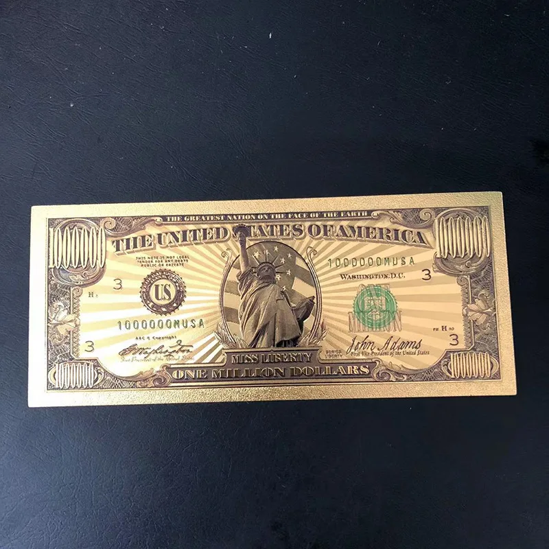Classical United States One Million Dollars Banknotes Statue Of Liberty Paper Money Collection Commemorative Gift