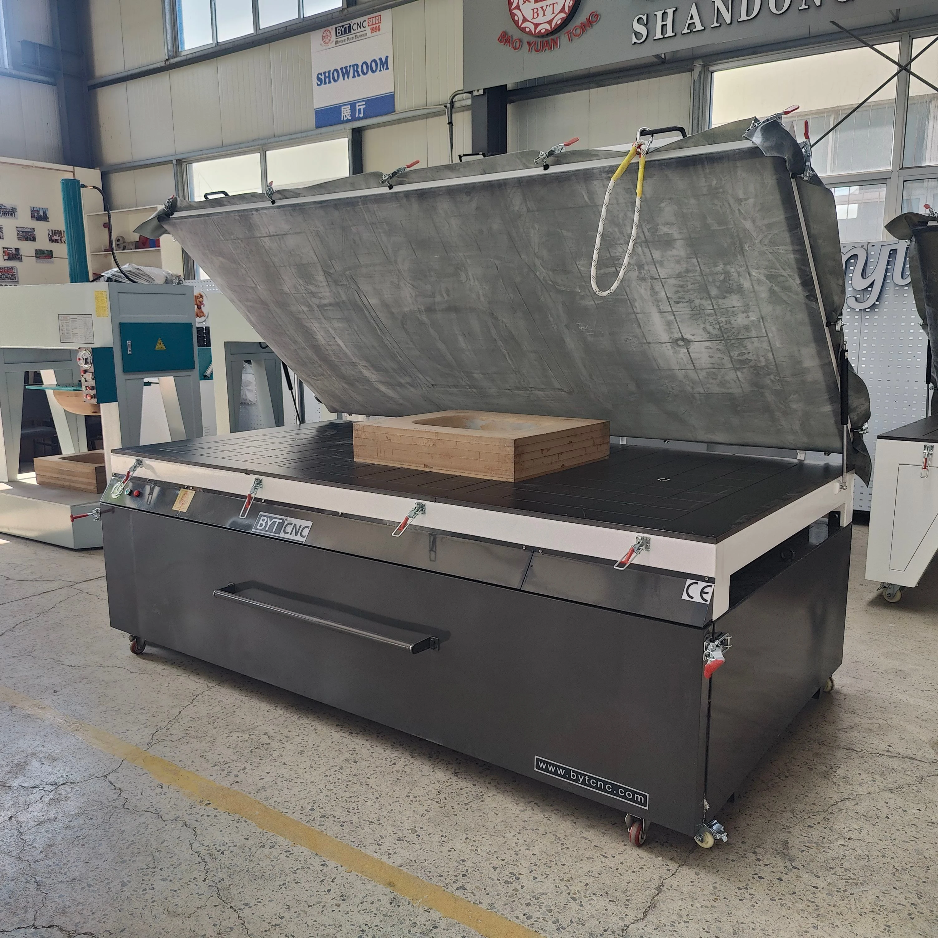 Vacuum Press Silicone membrane vacuum press machine for solid surface corian PVC