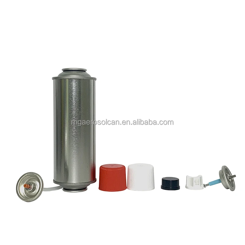250ml Diameter 52mm 2K aerosol can empty paint spray can with valve and cap complete set