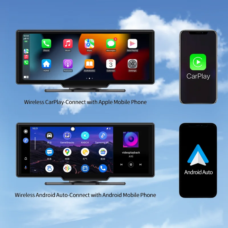 4G Dash Cam 10.26 Inch Android 13.0 4+64G 8 Core ADAS 5G WiFi Car DVR GPS FM 24H Parking Monitor Rearview Mirror Video Recorder