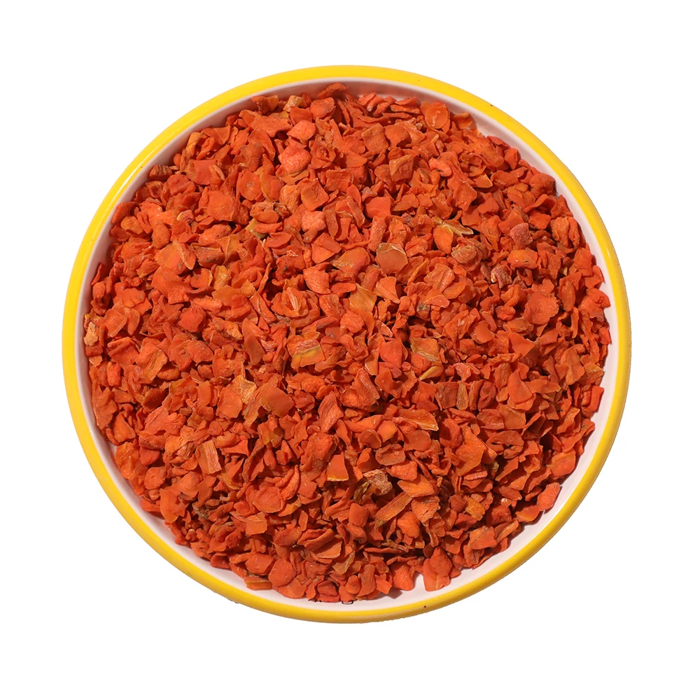 OEM Wholesale Factory Dried Vegetable Cubes Dehydrated Carrot Granules Feed Grade