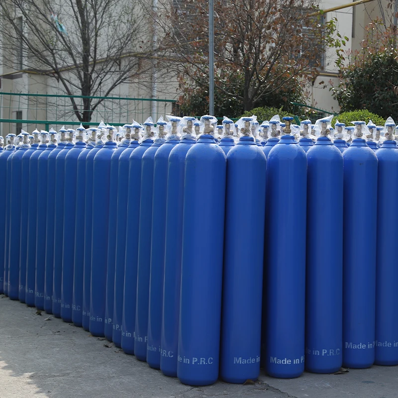 Professional Empty 50Liter Medical Oxygen Cylinders For Oxygen Gas Filling