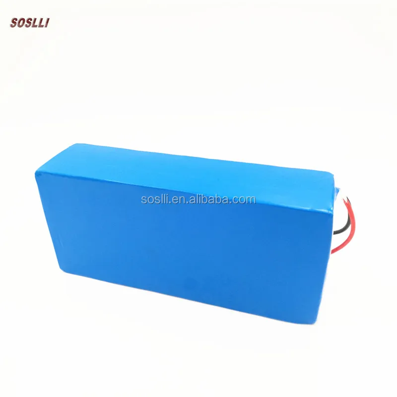 SOSLLI OEM Electric scooter battery 36V 48V 52V 10Ah 15Ah 25ah 28ah ebike battery pack lithium ion battery for 1000W 1500W ebike