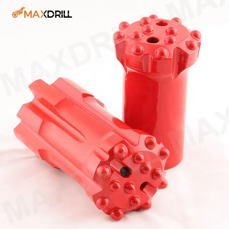 
Maxdrill top hammer drilling tools 64mm T38 button bit rock tools 