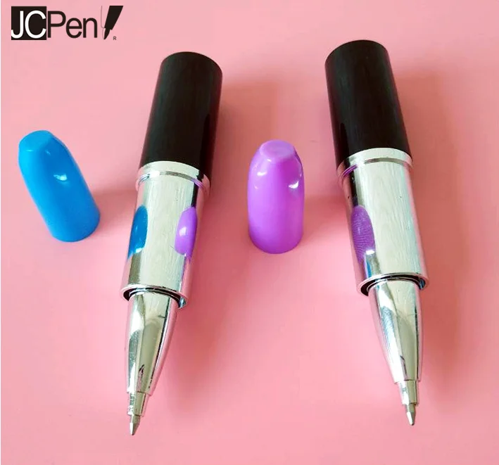 
multi color mini plastic lipstick shaped novelty ball point pen 
