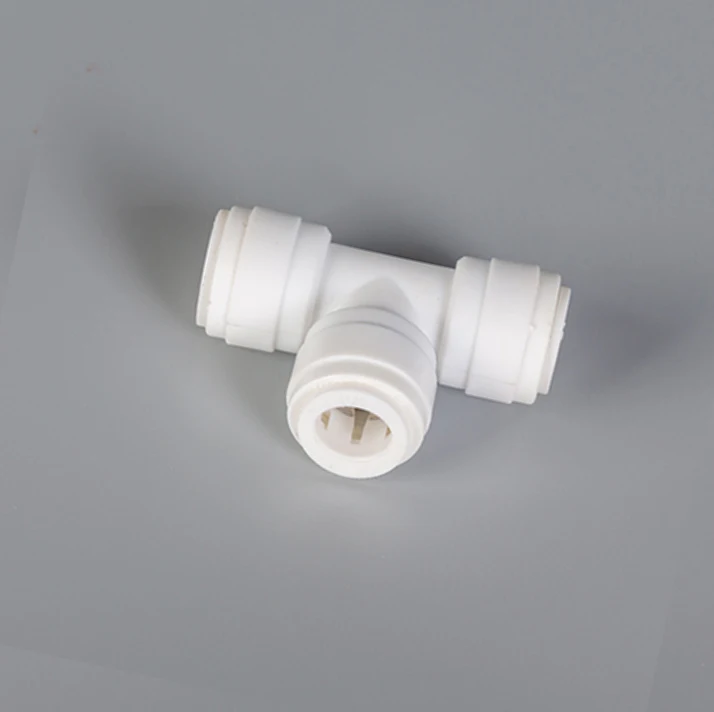OEM PPE-1 1/4 3/8 plastic union hose fittings Tee shape push in tube fittings hose coupling